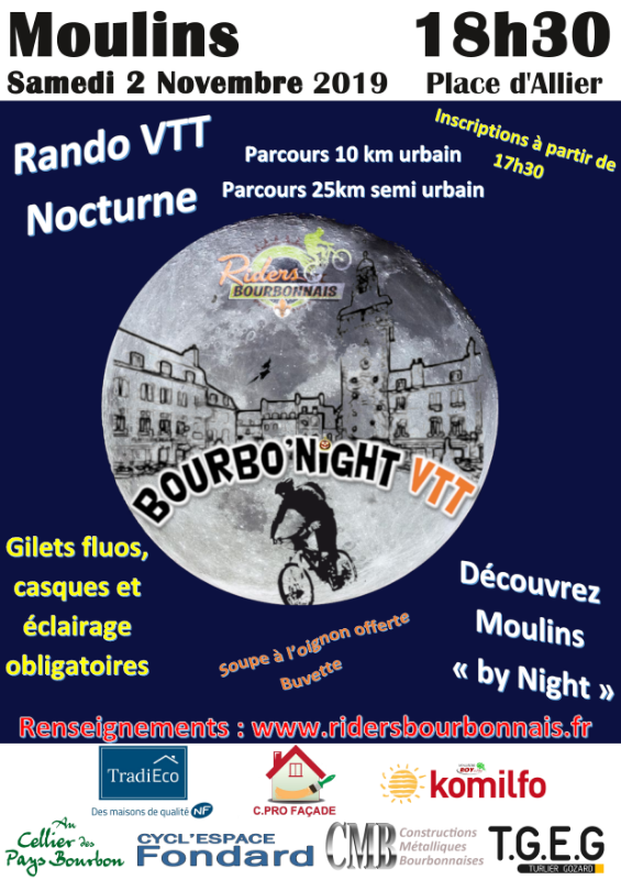 La Bourbo Night VTT
