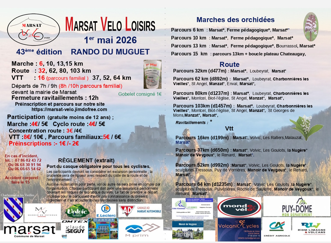 Randonnée du muguet (Marsat)