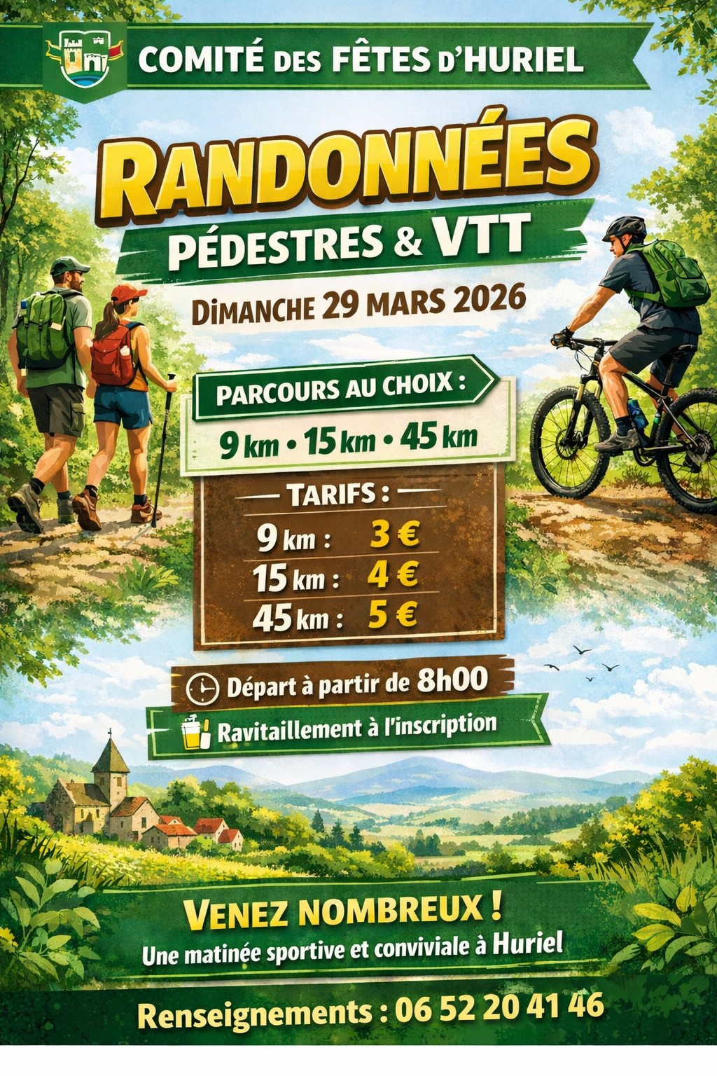 Randonnées Pédestres et VTT (Huriel)