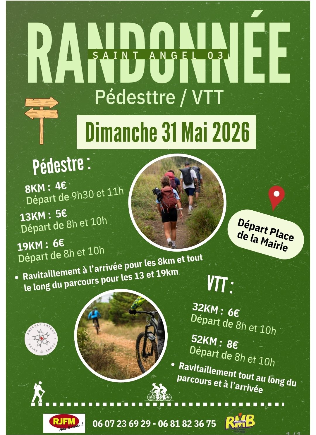 Randonnée Pédestre/VTT (Saint Angel)