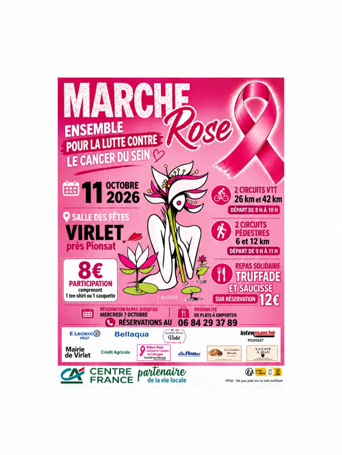 Rando vtt et pédestre octobre rose (Virlet)